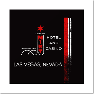 Retro Vintage the Mint Hotel and Casino Las Vegas Posters and Art